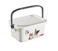 Curver Petlife 00363-C44 Multibox, 11x18x26 cm, 3 l, Weiß