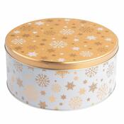 Altom Sada vánočních plechových dóz Golden Snowflakes, 3 ks