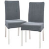 Husă multielastică 4Home, de scaun Magic clean gri deschis, 45 - 50 cm, set 2 buc.