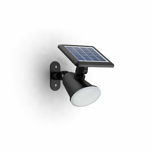 Lampă solară de perete Philips Jivix pentruexterior 1,4W 2700K, negru