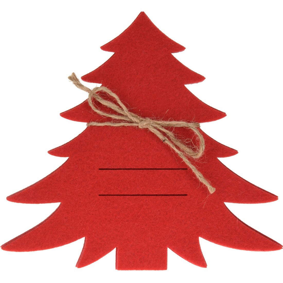 Kapsa na příbory X-Mas Tree červená, sada 4 ks