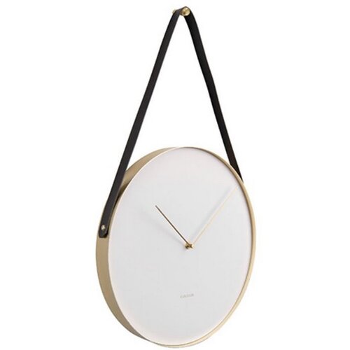 Karlsson 5767WH stylowy zegar ścienny, śr. 34 cm