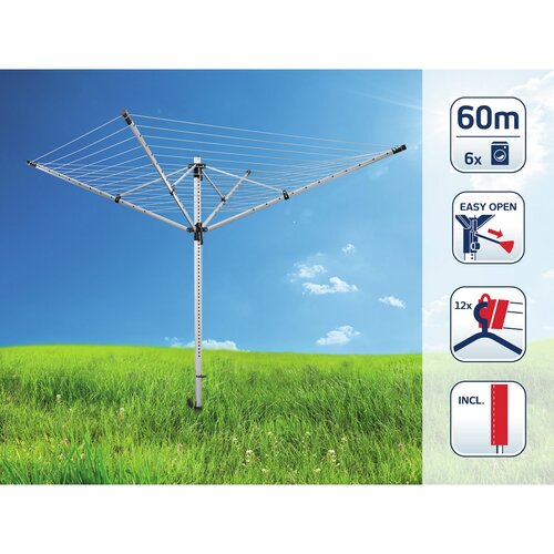 Uscător de exterior Leifheit LinoLift 600 Startrapid