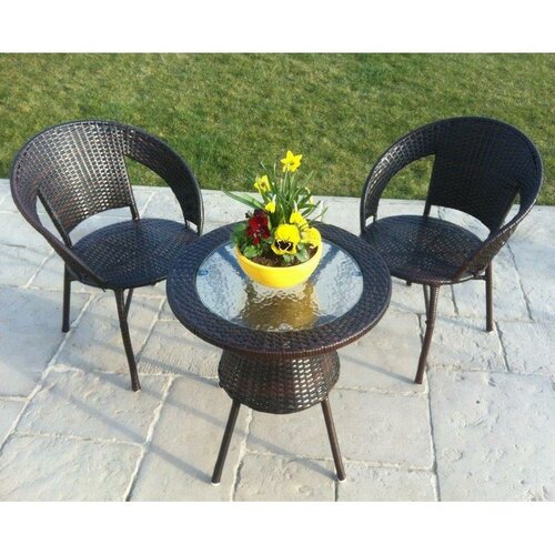 Set de mobilier de grădină Bistro, 3 piese
