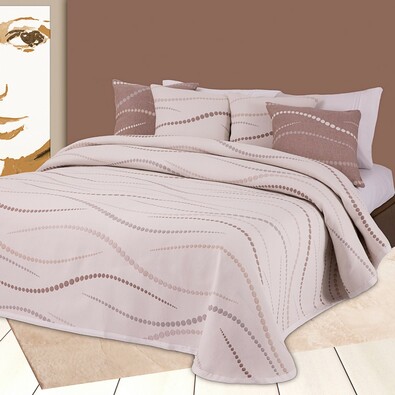 Narzuta na łóżko Links, 240 x 260 cm + 2 szt. 40 x 40 cm