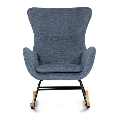 Fotel bujany BLUE2, niebieski