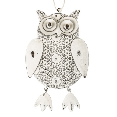 Metalowa sowa do zawieszania