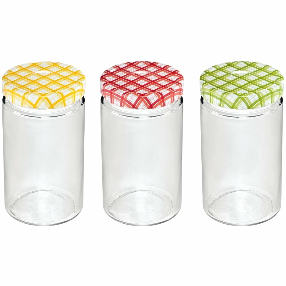 Tescoma Della Casa 895116 Zavařovací sklenice 700 ml 3 ks , 700 ml