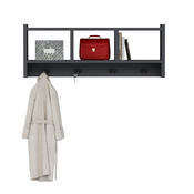 Cuier de perete Midnight Anthracite