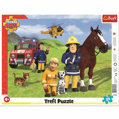 Trefl Puzzle Požiarnik Sam Na hliadke, 25 dielikov