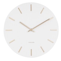Karlsson 5821WH Stylowy zegar ścienny śr. 30 cm