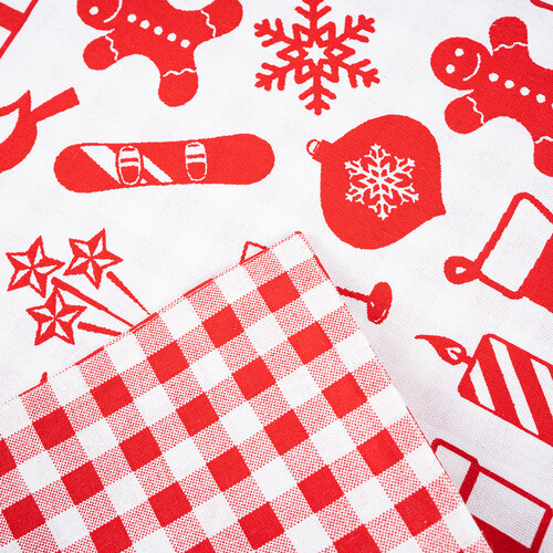 Tischset Weihnacht-Geschenke Rot, 33 x 45 cm