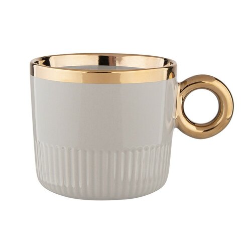 Altom Kubek porcelanowy Palazzo lines 350 ml, szałwiowy