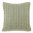 Față de pernă tricotată Uno gri, 45 x 45 cm