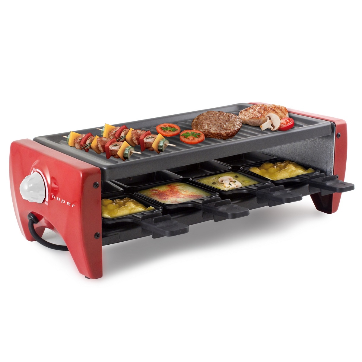 Obrázok BEPER BT750Y Raclette gril pre 8 osôb, 1200 W