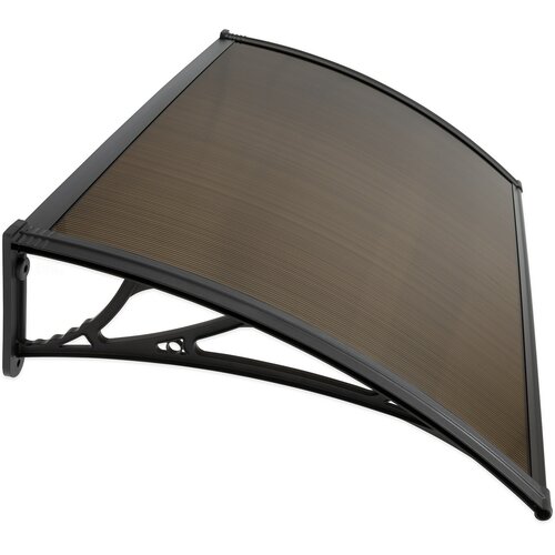 Copertină pentru ușă Aldotrade 120 x 80 cmLagrada, maro