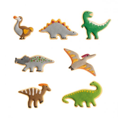 Tescoma Delícia kids wykrawacze, dinozaury, 7 szt.