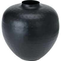 Vaza decorativa Mesi negru, 18 x 19,5 cm, metal