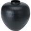 Dekoratívna váza Mesi čierna, 18 x 19,5 cm, kov
