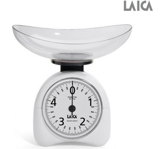 Kuchynská váha mechanická, LAICA LC7106, biela