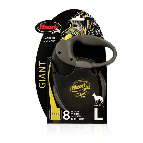 Flexi öntekercselő póráz Giant L, 8 m, 50 kg