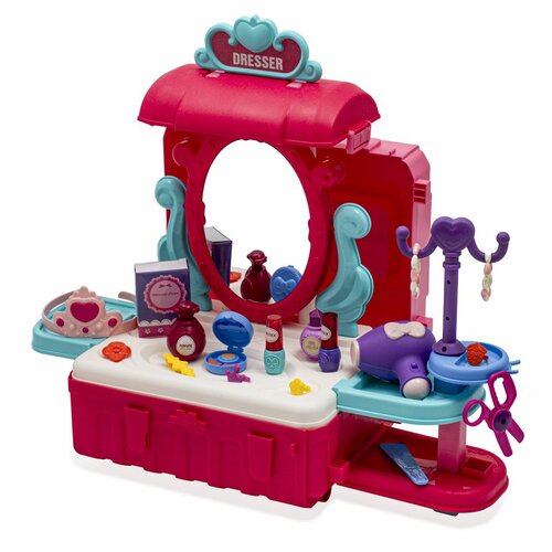 Baby Mix Detský kozmetický kufrík 3v1, 73,5 x 60 cm