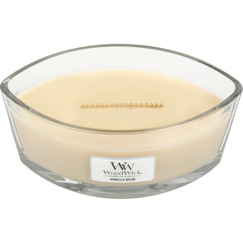 Woodwick Vonná svíčka loď Vanilla Bean, 453 g