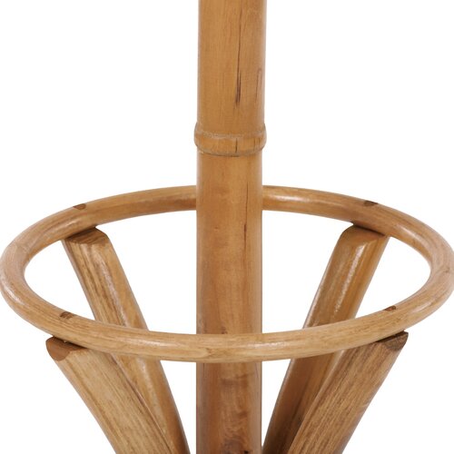 Leseni stojan za obešalnik, temen hrast, 52 x 186 cm