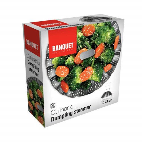 Banquet gombócgőzölő teleszkópos tartóvalCulinaria, 23 cm