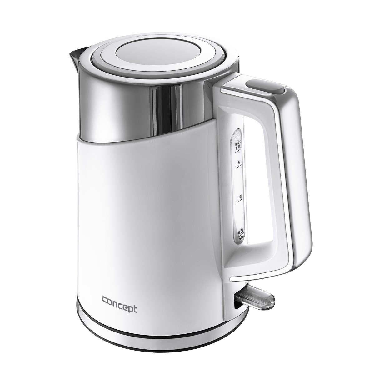 Concept RK3160 rychlovarná konvice Cool Touch 1,7 l, bílá