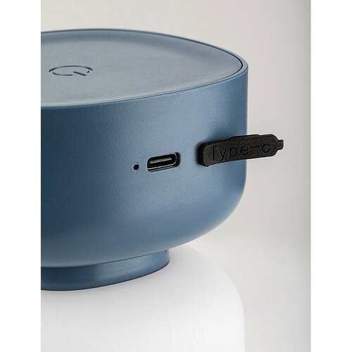 Rabalux 77145 zewnętrzna lampka stołowa LED Funes,funkcjonalna, 3 W, niebieska