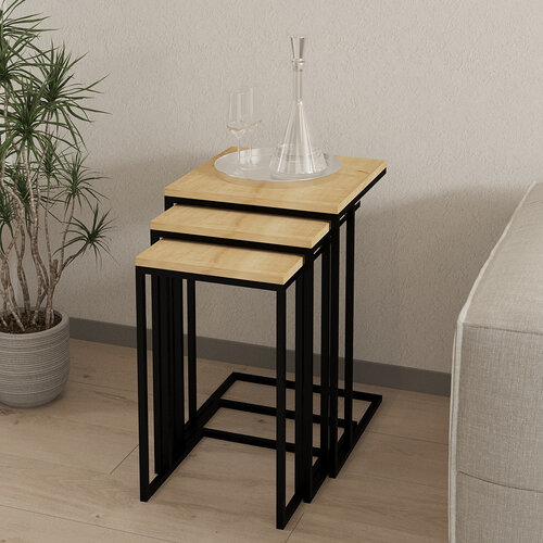 Beistelltisch Roma Sapphire, 3 Stück