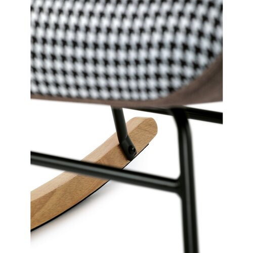 Fotel bujany PW2, patchwork