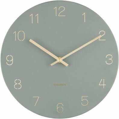 Karlsson 5788GR stylowy zegar ścienny, śr. 30 cm