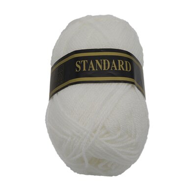 Fir textil STANDARD alb , 50 g / 150 m