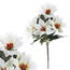 Künstlicher Blumenstrauß „Weihnachtsrosen“, weiß, 43 cm