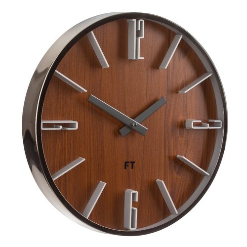 Future Time FT6010TT Numbers Designerski zegar ścienny, śr. 30 cm