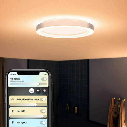 Philips Hue 34184/11/P6 lampa sufitowa LED do łazienki Adore, 32 W