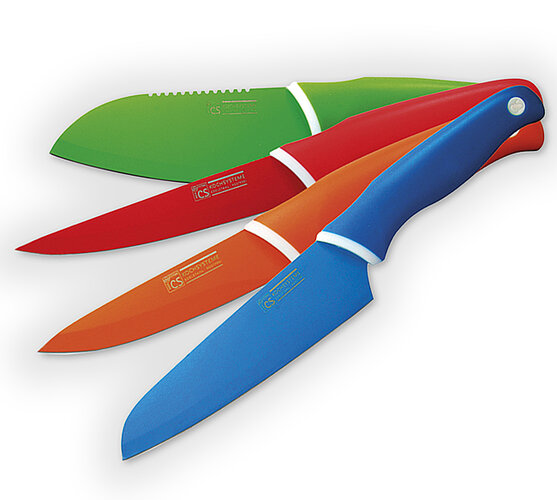 CS Solingen Sada barevných nožů 4 ks