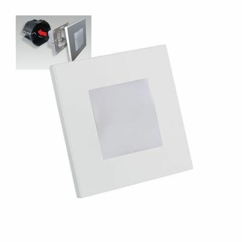 Emithor 48320 STEP LIGHT oprawa schodowa LED, 1W, 60 lm, 4000 K, biały