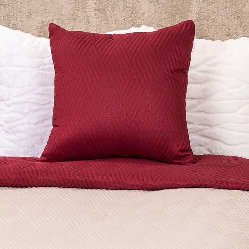 4Home Narzuta na łóżko Doubleface winny/beżowy, 140 x 240 cm, 1 ks 40 x 40 cm
