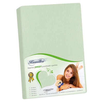 Bellatex Jersey простирадло, шавлія, 220 x 200 см