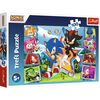 Trefl Puzzle Sonic Lernt den Igel kennen, 100 Teile