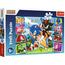 Trefl Puzzle Sonic Lernt den Igel kennen, 100 Teile