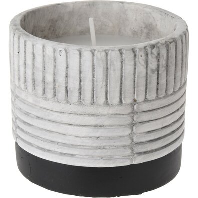Citronella-Anti-Mücken-Kerze in Keramikbehälter, 9 x 8 cm