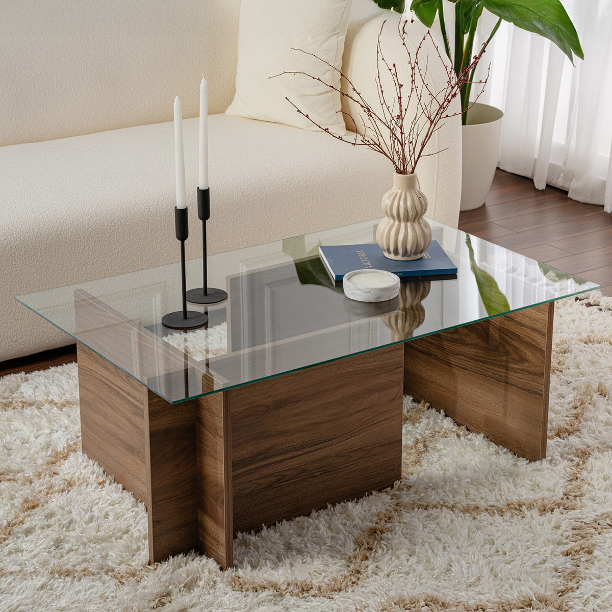 Konferenční stolek Vetrino Walnut - thumb (2)