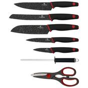 Set de cuţite în suport Berlinger Haus, 8 piese, BlackStone Touch Line