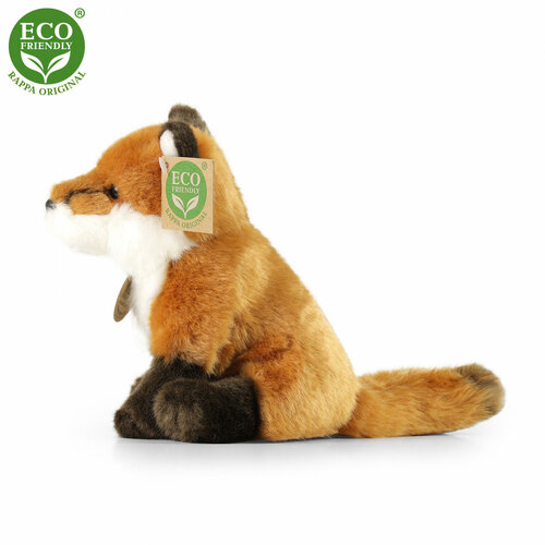 Rappa Plišasta lisica sedajoča, 18 cm ECO-FRIENDLY