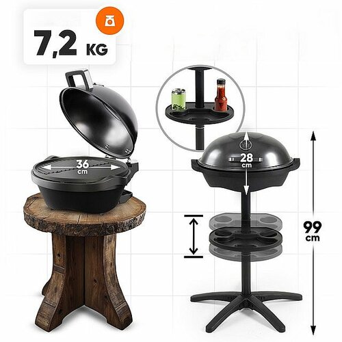 ProfiCook BQS 1303 elektrický gril 2v1