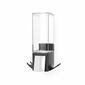 Stenski dozirnik za milno peno Compactor Edge 500ml, črn